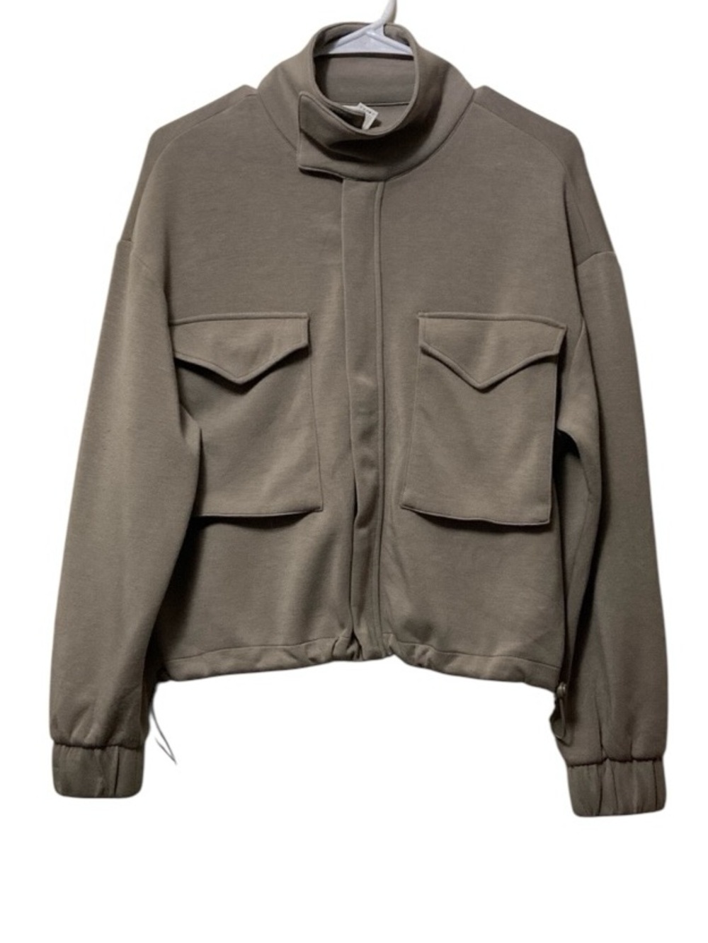 Yogalicious Softlite Scuba Autumn Jacket in Taupe